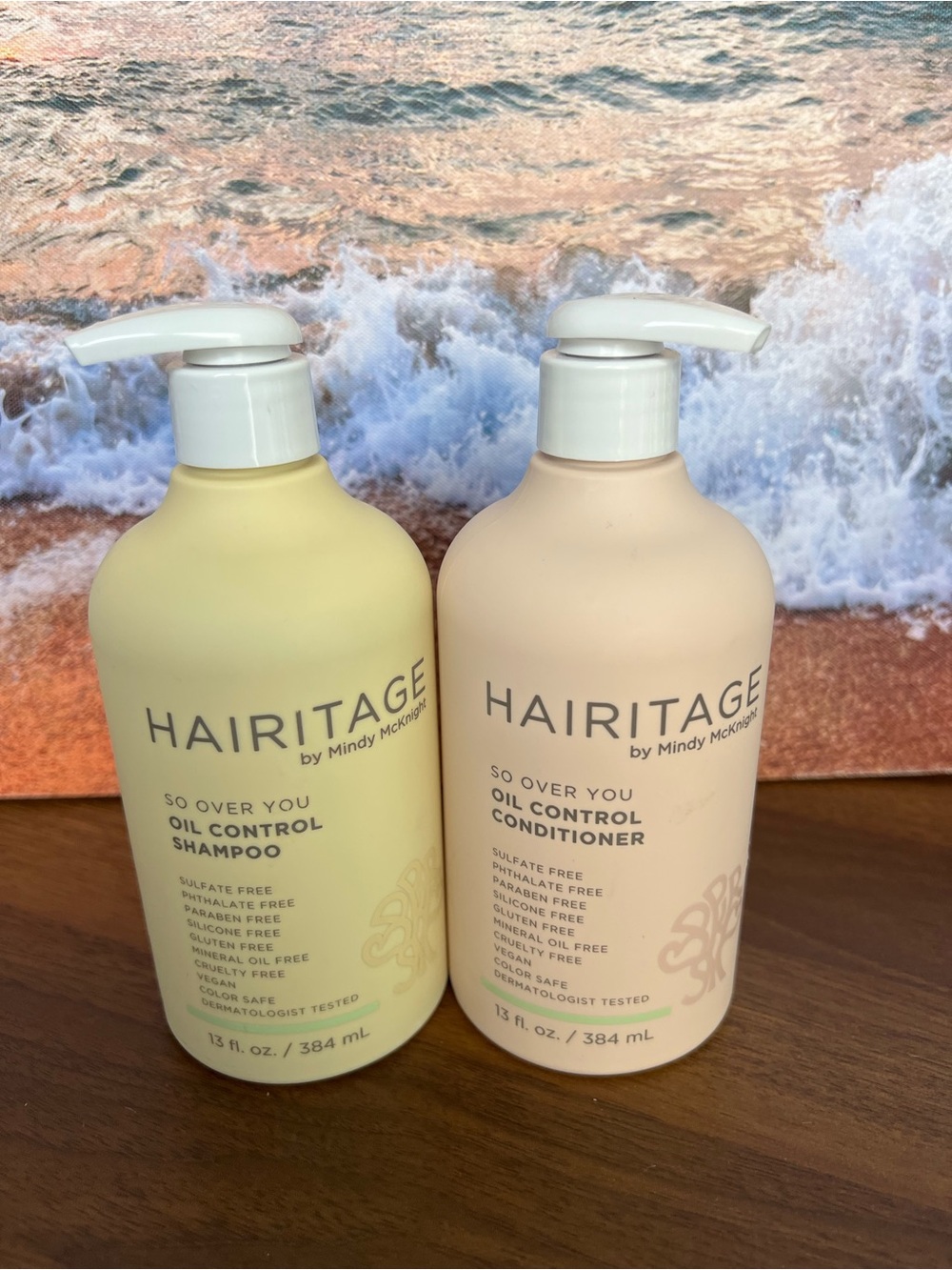Hairitage So Over You Oil Control Shampoo & Conditioner Set - Cream/Light Yellow